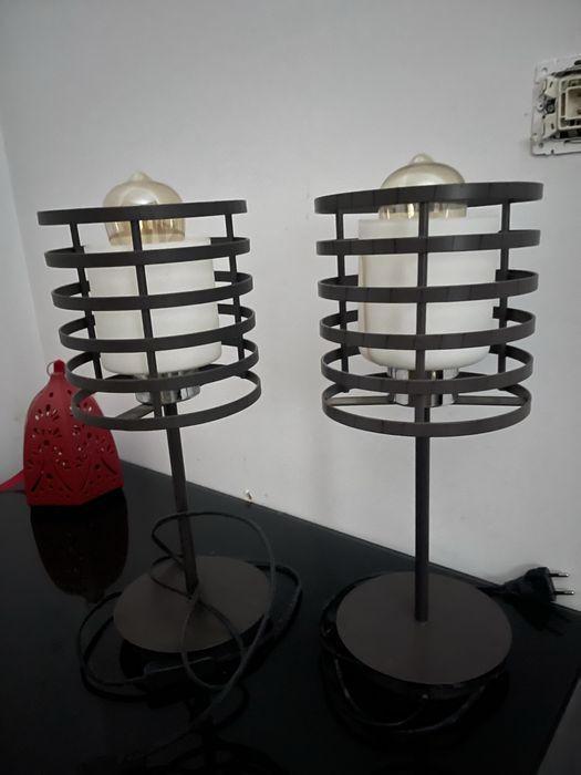 Conjunto de 2 candeeiros de mesa de cabeceira