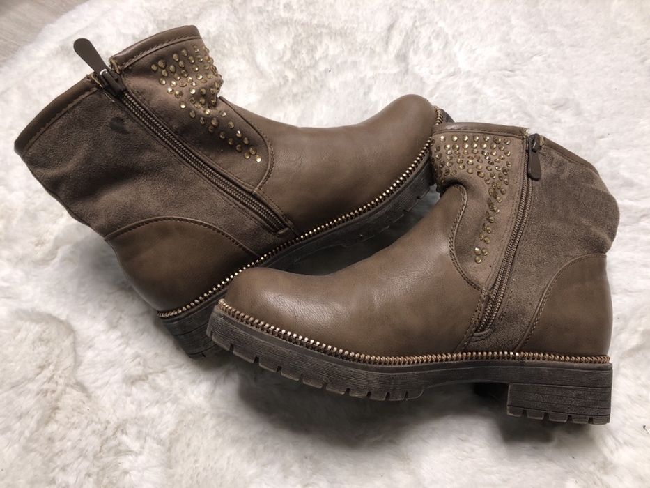Buty kowbojki z cekinami