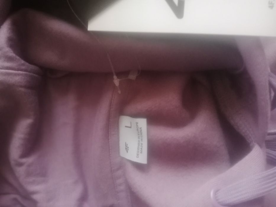 4F bluza damska L lila wrzos z metka