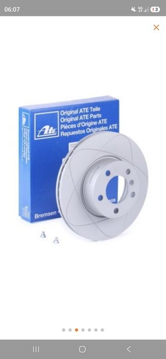 Discos e pastilhas ATE bmw e60/61