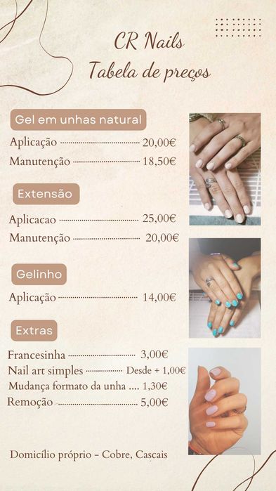 Unhas de Gel e Gelinho - Cascais
