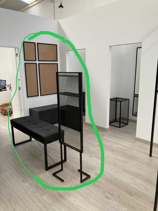 Mobiliário/decoração de loja de vestuário