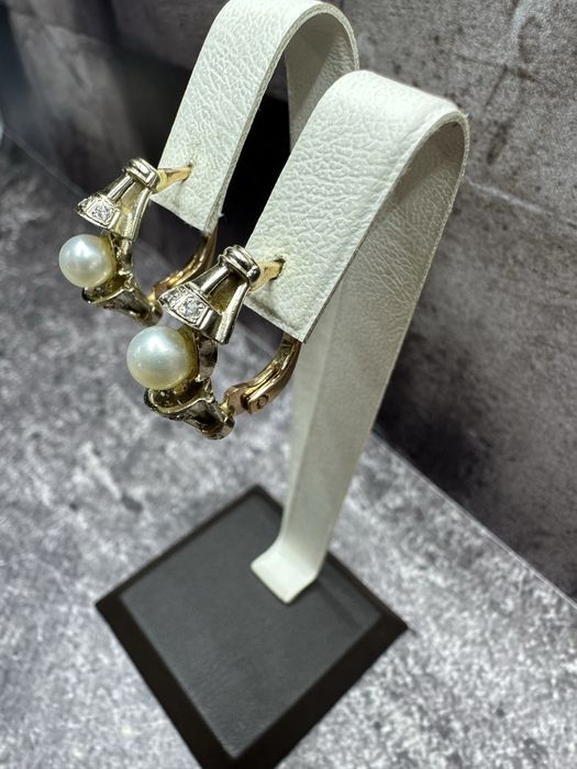 Набір сережки та каблучка золото 583 проба