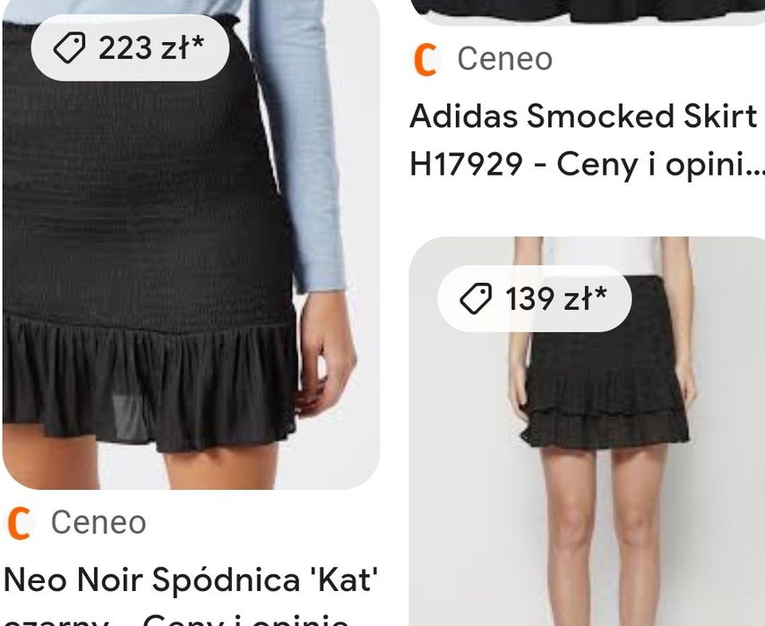 Czarna spódniczka plisowana r140-158