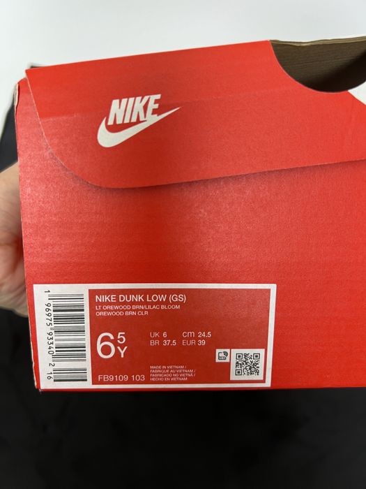 Оригинал Nike Dunk Low Khaki Blue Pink (FB9109 103) найк данки