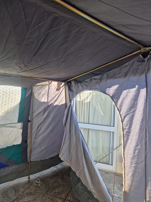 Tenda Campismo 2 quartos, 1 sala e avançado