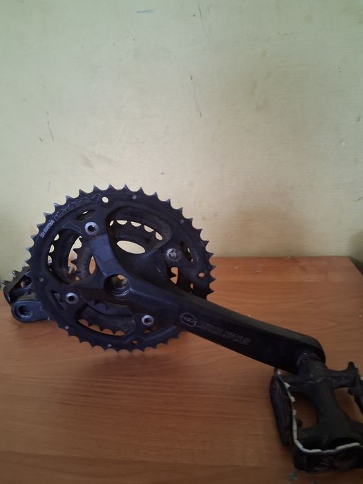 Korba i pedały do roweru mtb