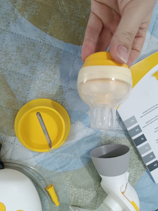 Ler descrição!! Extrator de leite materno medela + tetina calma medela + copo coletor wells