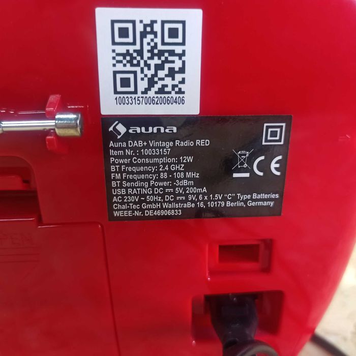 Радіо під ретро Auna RCD-70 10033157