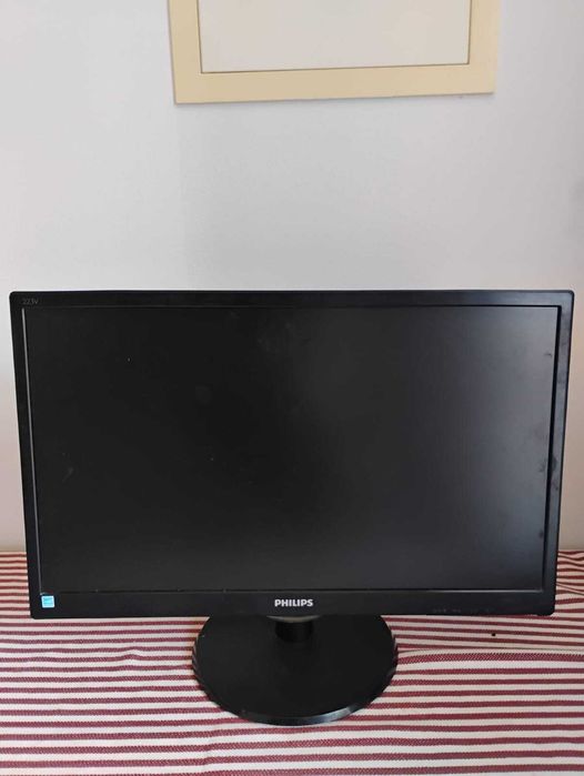 Monitor Philips 223V5LSB 21.5" Full HD – Excelente Estado