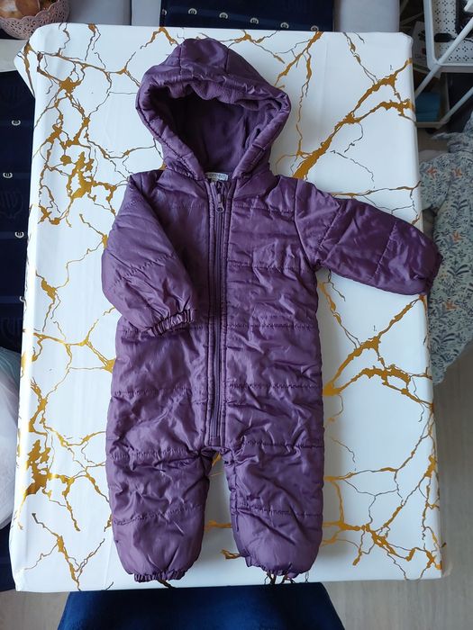 Теплий дитячий комбінезон, 0-3, 3-6, 6-9