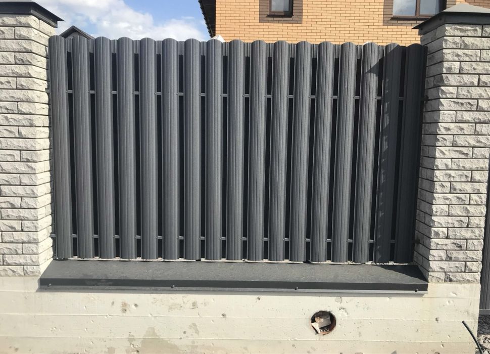 Євроштахети,металеві штахети  ‼️ огорожа ‼️паркан,забор