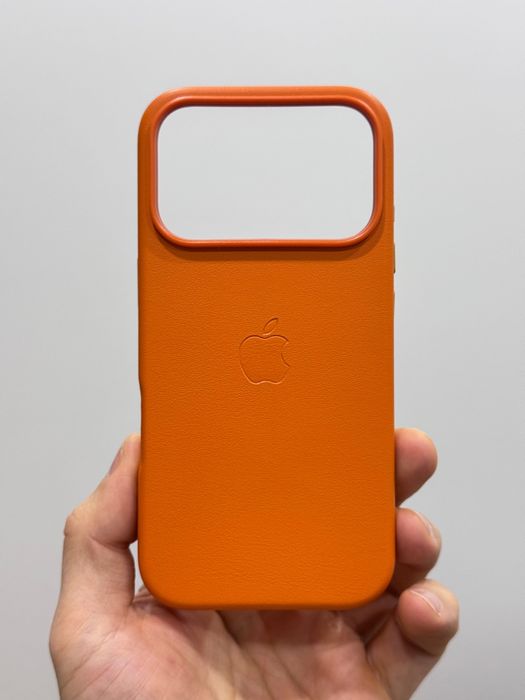 Чехол Leather Case iPhone 17 Pro | Max (MagSafe)