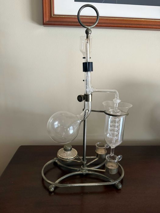 Destilador em vidro de coleção