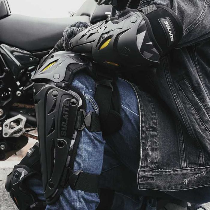 Дизайнерские мото наколенники и налокотники Sulaite SLT1201
