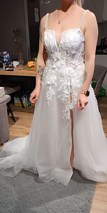 Nowa suknię ślubną rozmiar S