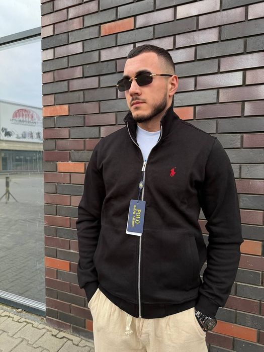 Чоловіча  мужская  Full zip кофта  світшот  на замку Polo Ralph Lauren  old money