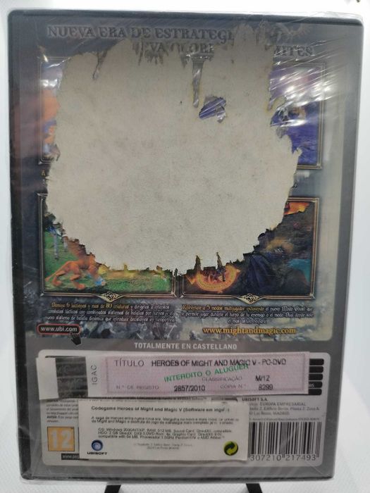 Heroes of Might and Magic V PC (DVD-ROM) Selado Versão Espanhola