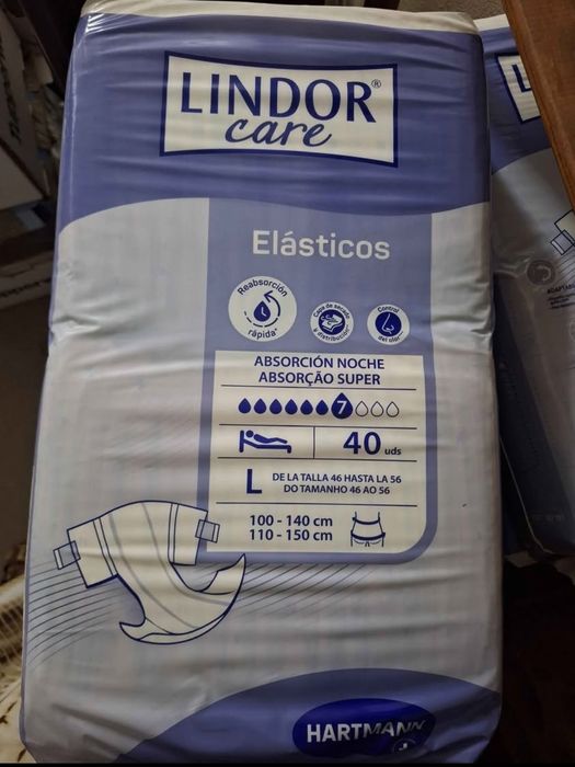 Fraldas Lindor care incontinência tamanho L