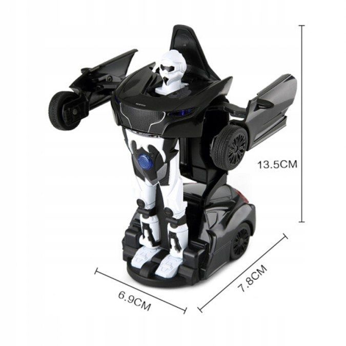 Mały Metalowy Transformer Rastar 1:32 Rtr Czarny Bmw Światła Dźwięki