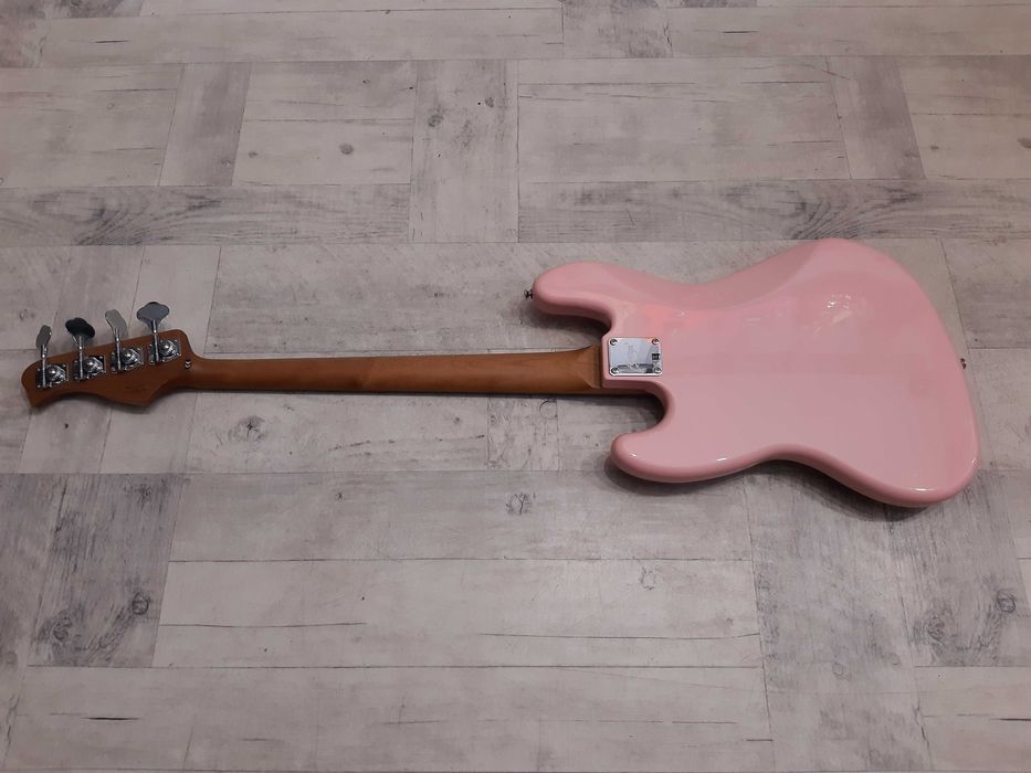 Gitara Basowa Auriga Jazz Bass -Pink- wysyłka Gratis lub zamiana