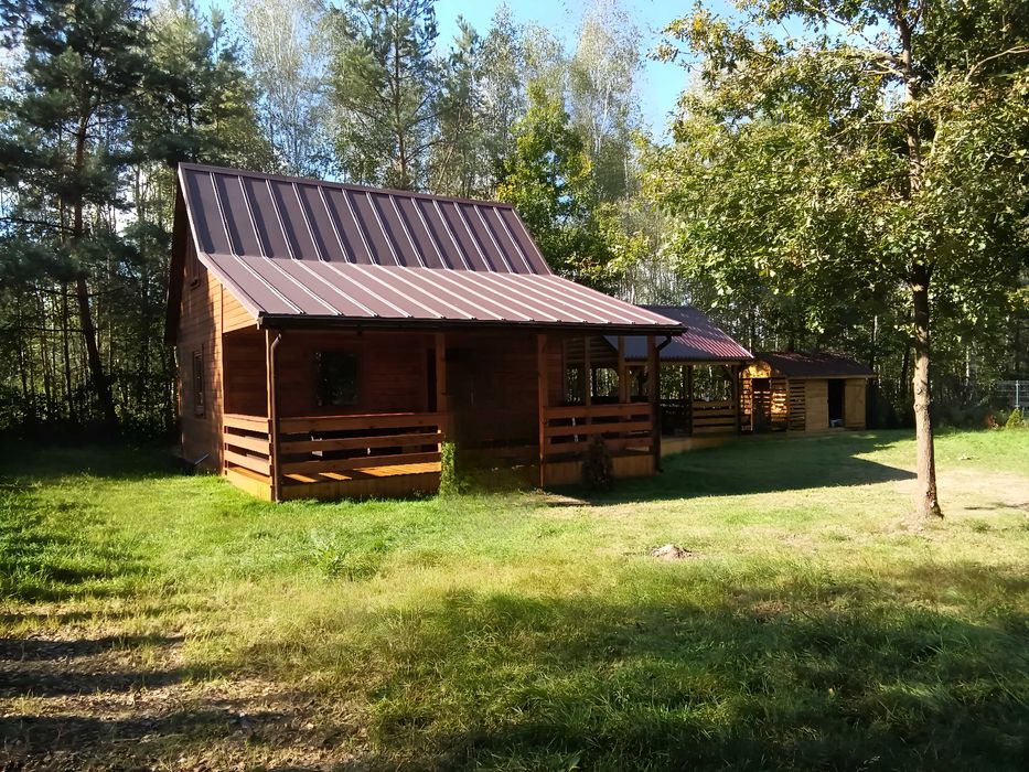 Domek z jacuzzi na wynajem w Komarówce gm. Sosnowica