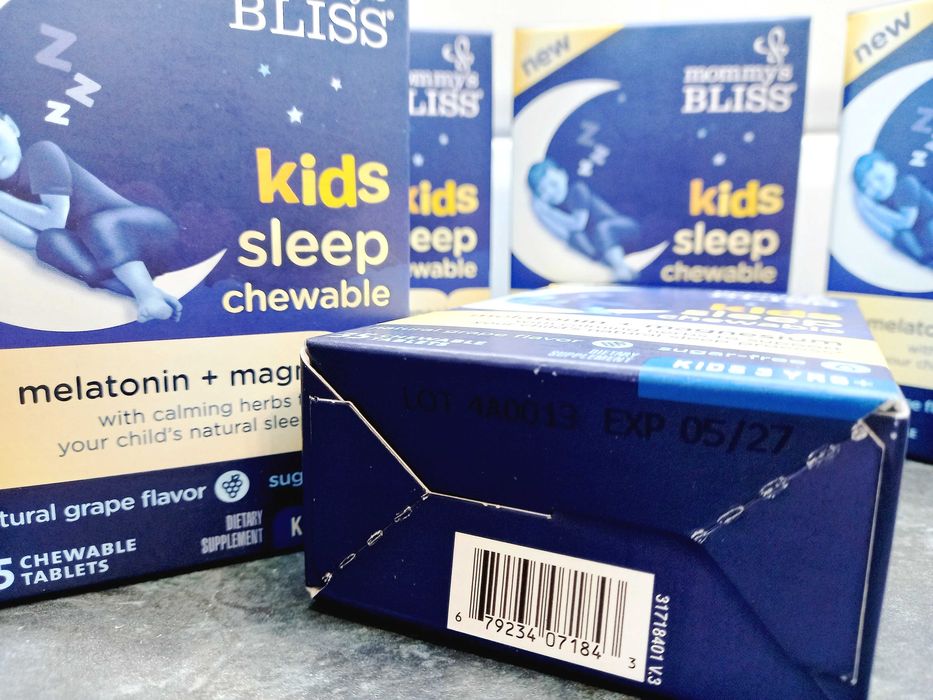 Mommys Bliss, Kids Sleep, Melatonin + Magnesium (35 ж/таб.), для детей