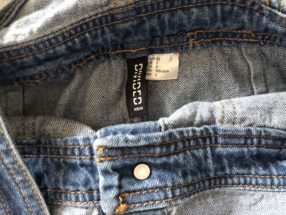H&M jeansowe ogrodniczki 32