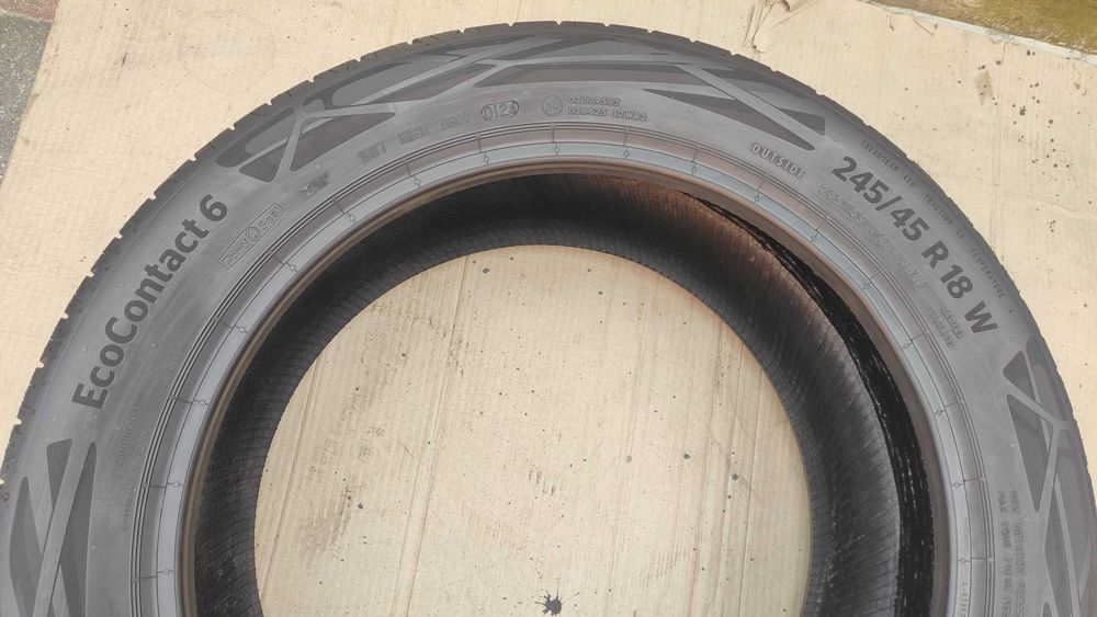 шини 245/45R18.  Continental 6. нові. Pirelli