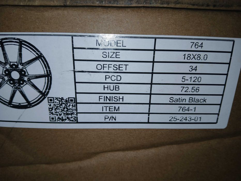 jantes 18 5/120 style Bmw - Novas