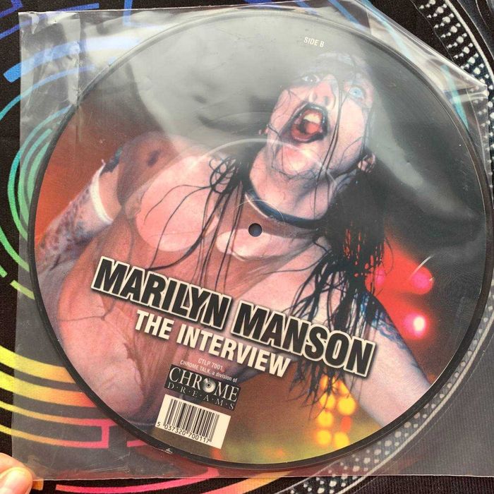 LP NM Marilyn Manson – The Interview (10", 33 ⅓ RPM, Picture Disc)