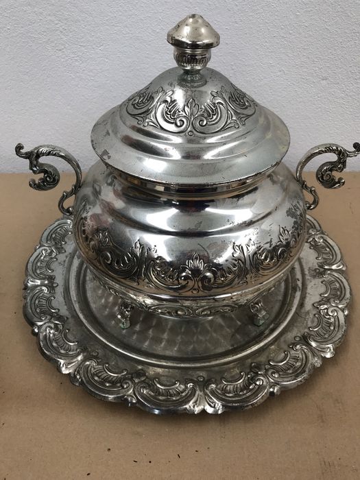 Terrina / centro mesa antiga