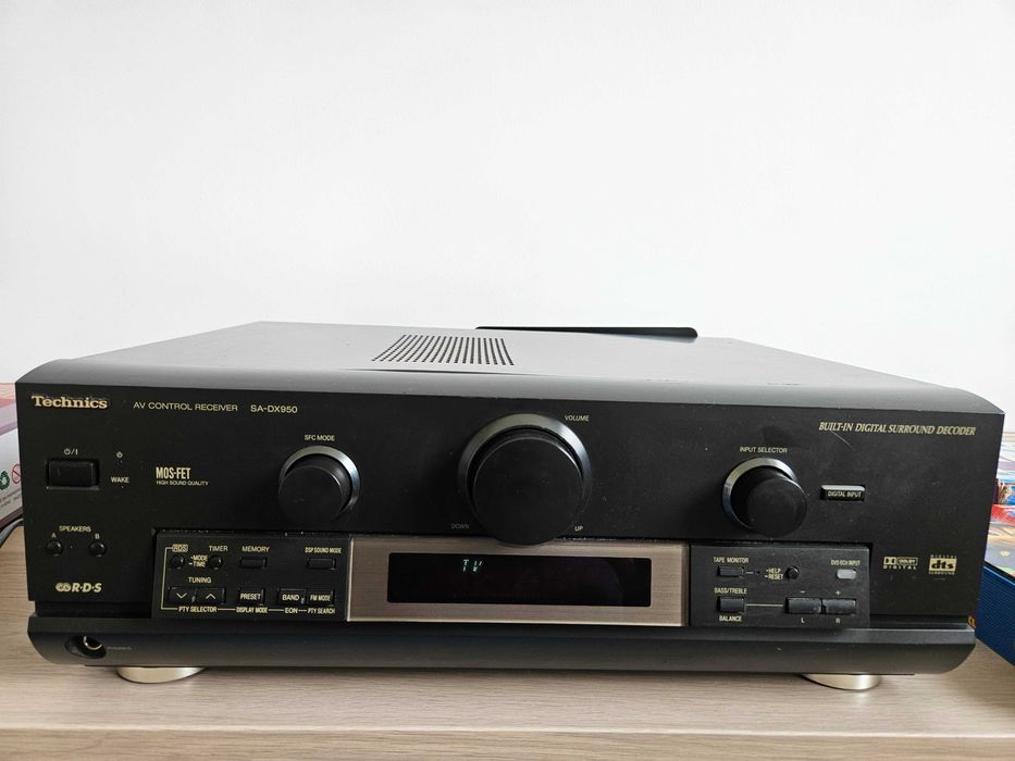 Amplituner Technics SA-DX950 5.1 – sprawny, stan dobry