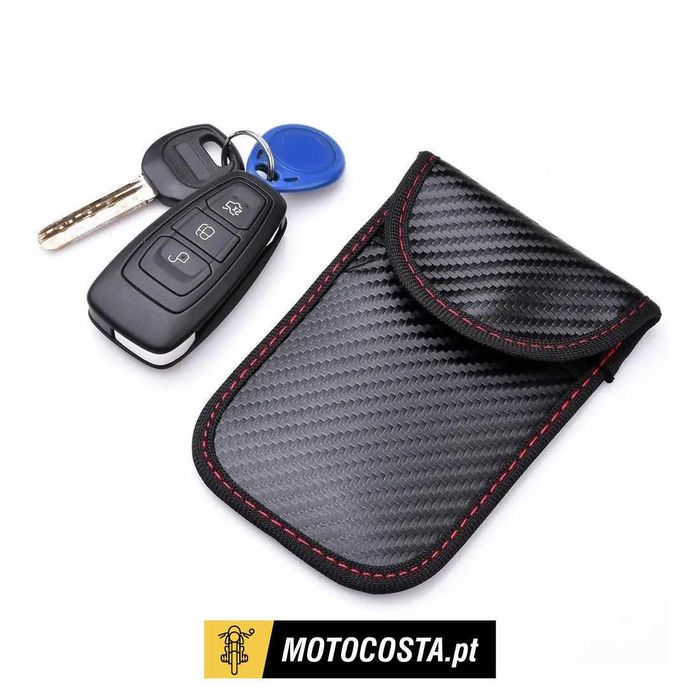 Bolsa Bloqueadora Sinal Chave Moto Gaiola Faraday
