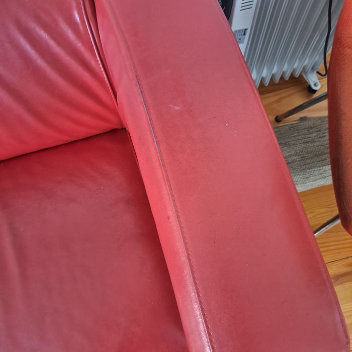 Sofá Ikea Klippan em pele