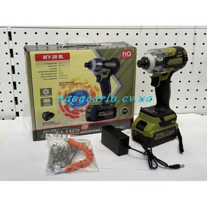 Акумуляторний ударний гвинтоверт Eltos АГУ-20 BL (імпакт)