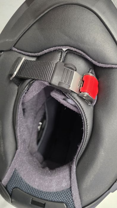 Capacete modular Shoei Neotec II + intercomunicador Sena SLR2 com viseira suplente espelhada