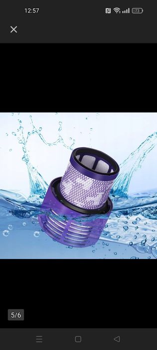 2X filtr do odkurzaczy Dyson V10 Sv12