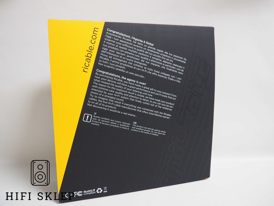 Ricable Dedalus Speaker Elite -2x2.5m kabel głośnikowy PROMOCJA !!!