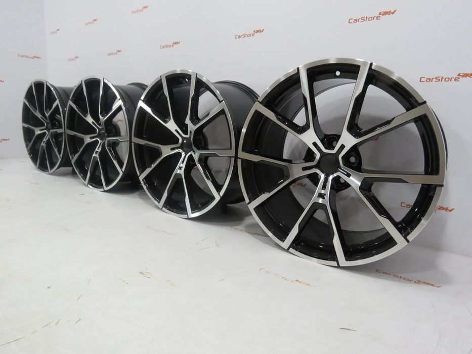 Jantes Look Bmw 728M 20 x 8.5 et 25 +10 et 40 5x112 Preto + Polido