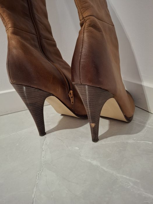 Skórzane buty damskie 39