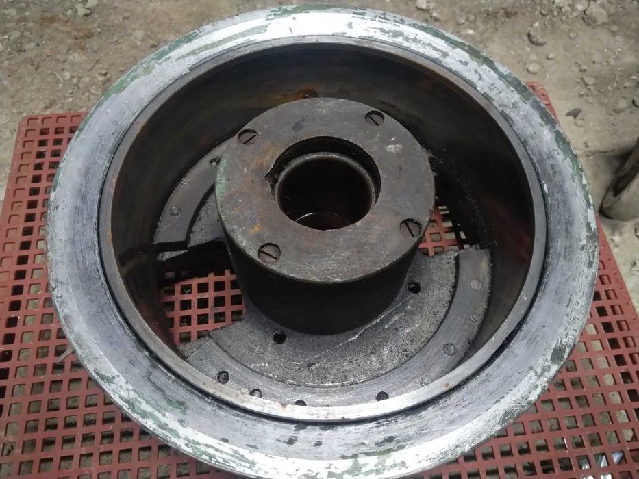Koło Pasowe 350mm z Hamulcem Do Tokarki