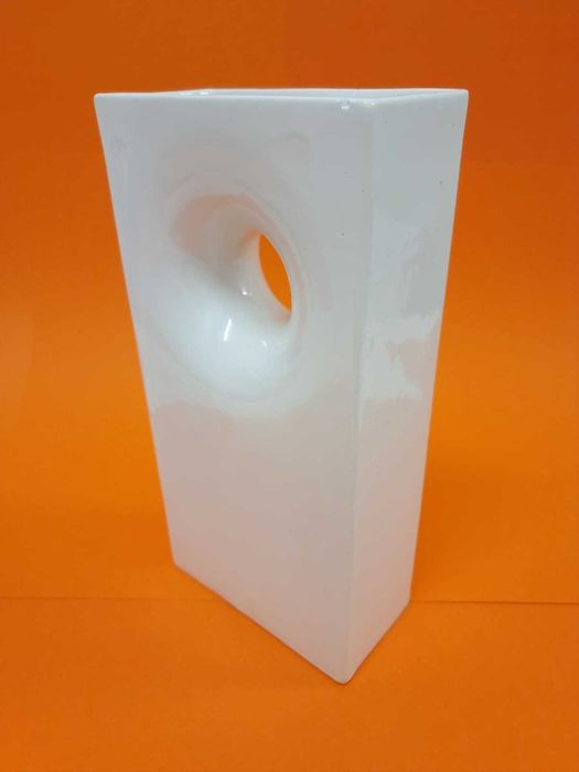 Vaso de cerâmica Gabbianelli Space Age Franco Bettonica Italia anos 70