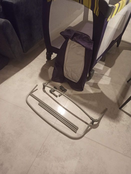 Łóżeczko turystyczne, Graco Contour Electra Blackberry spring