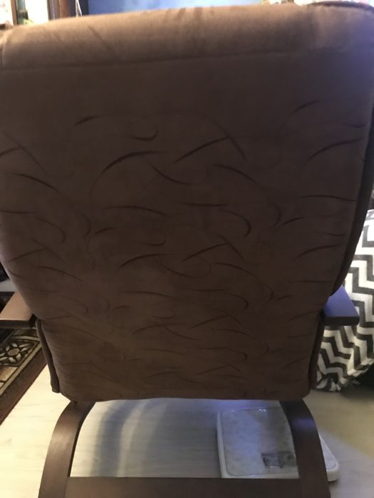 Fotel bujany Mayer orzech