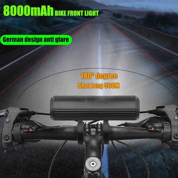 Велосипедна фара, велофара, ліхтар, power bank