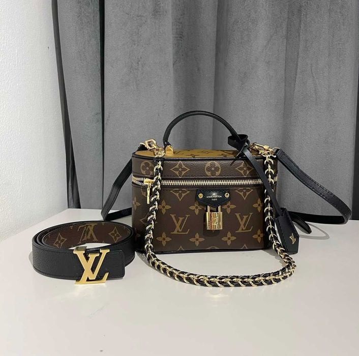 Сумка жіноча бочонок Louis Vuitton Vanity, Сумка женская Луи Витон