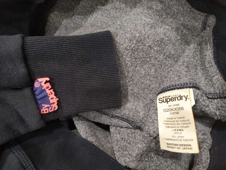 Superdry тёплая толстовка с капюшоном худи