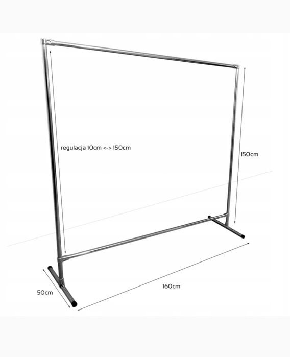 Wieszak, stojak na ubrania, metalowy. Idealny do garderoby,sklepu