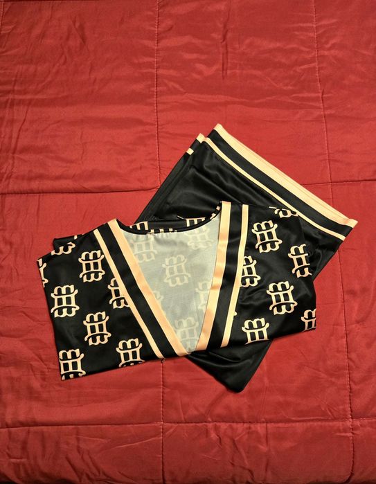 Conjunto kimono e calças